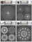 CrafTreat Mandala Stencils Dot Mandala Base Outline Round, Radar Stencil, (15 cm x 15 cm) (Pack of 4), Reusable Stencils for Painting on Wood, Canvas, Paper, Fabric, Floor, Wall, DIY Art