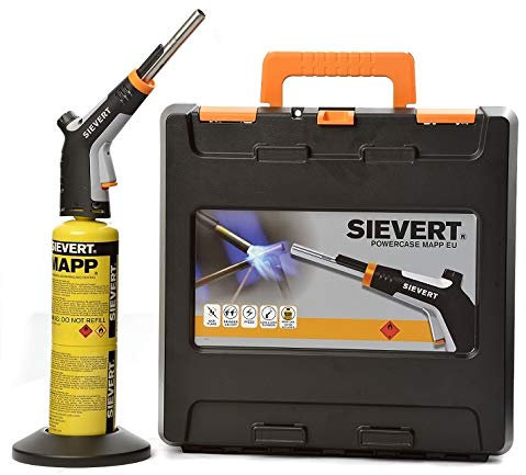Sievert PowerJet Powercase 253521 MAPP Lötset Hartlöten Weichlöten bis 2450°C