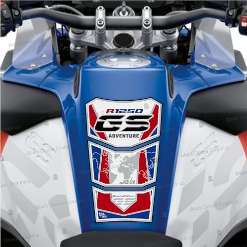 Adesivo 3d Protezione serbatoio compatibile con/sostitutivo per BMW Motorrad R1250 GS ADVENTURE 2019 TANK PAD PROTECTIVE 3D R1250GS ADV R 1250
