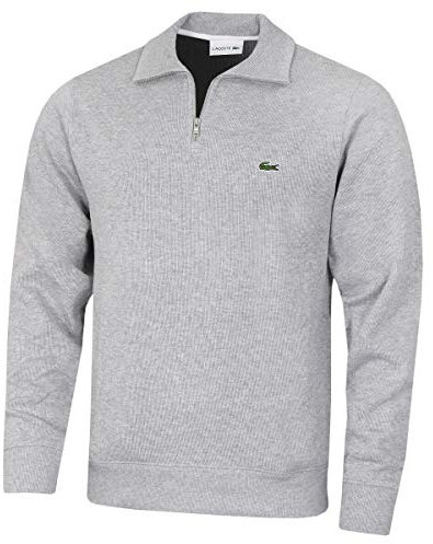 Lacoste Sweatshirt Homme Argent Chine/Noir L