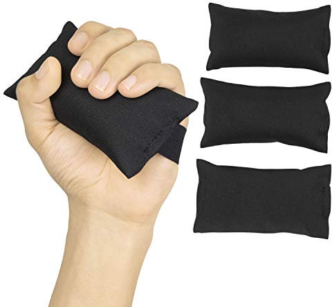 Vive Palm Grip Protector - Hand Contracture Cushions (3 Levels) - Hand and Finger Squeeze Bags for Elderly, Stroke Rehab, Arthritis, Skin Breakdown, Exercise, and Strength - Sized for Men/Women