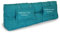 LILENO HOME Palettenkissen Set Aqua - Rückenkissen 120x40x20 cm - Polster für Europaletten - Palettenkissen Outdoor als Sitzkissen für Palettenmöbel