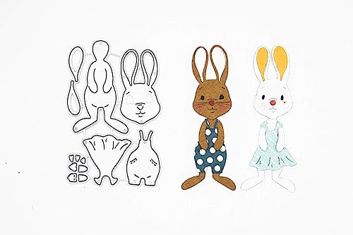 Stanzenshop Stanzschablone: Bastelset Osterhase - Deine kreative Flucht in das Reich der Phantasie. Nutze diese unwiderstehliche Gelegenheit, Deine eigene Osterdekoration zu gestalten.