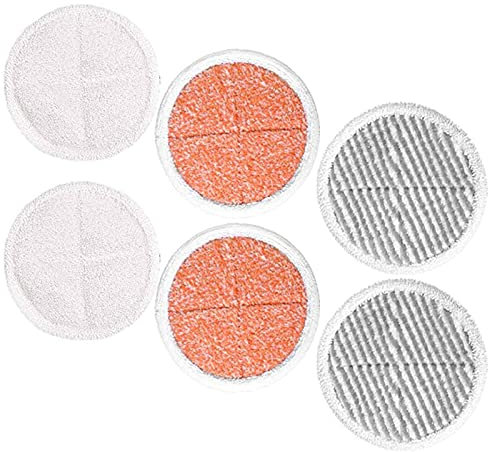 Kitlay Tamponi di Ricambio per mocio in Microfibra Bissell Spinwave 2039A 2124 2307 23157 20391 20399 (Confezione da 6)