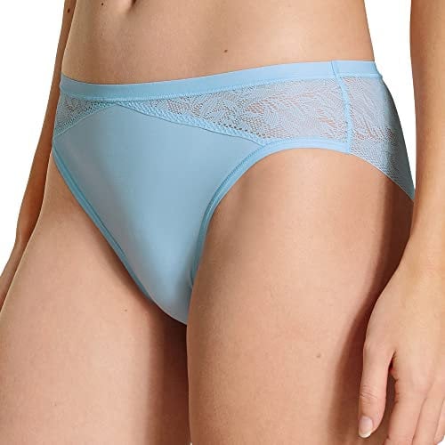 Calida Damen Eco Sense Lace Slip, Cerulean Blue, 48-50