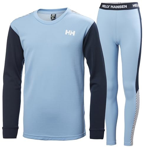 Helly Hansen Junior Unisex Jr HH Lifa Active Set, Bright Blue, 16