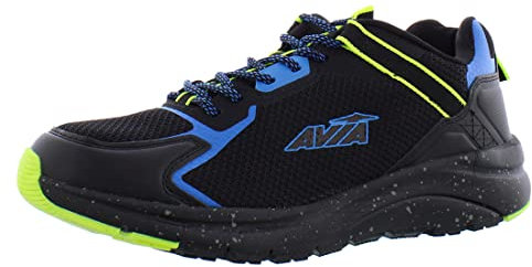 Avia Avi-Canyon 2.0 Herrenschuhe, Schwarz/Blau/Neon, 42.5 EU