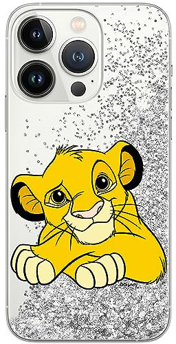 ERT GROUP Handyhülle für Apple iPhone 13 PRO Original und offiziell Lizenziertes Disney Muster Simba & Friends 009 optimal an die Form des Handy angepasst, mit Glitter Overflow Effekt