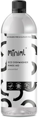 Miniml Rinse Aid - Unscented - Vegan, Cruelty-Free and British Made - 750ml