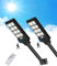 Sararoom Straßenlaternen Solar | 400W LED Strahler Außen mit Bewegungsmelder Sensor | 720Led 6500K Wandleuchte mit Fernbedienung, IP65 Aussenleuchte Wegeleuchten für Garten Terrasse Garage Hof, 2st