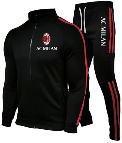 ELROAL Herren Trainingsanzug Einstellen Fitnessstudio Milǎň Joggen Böden Beiläufig Voll Postleitzahl Jogger Sport Trainingsanzug Mit Taschen Postleitzahl/A/L