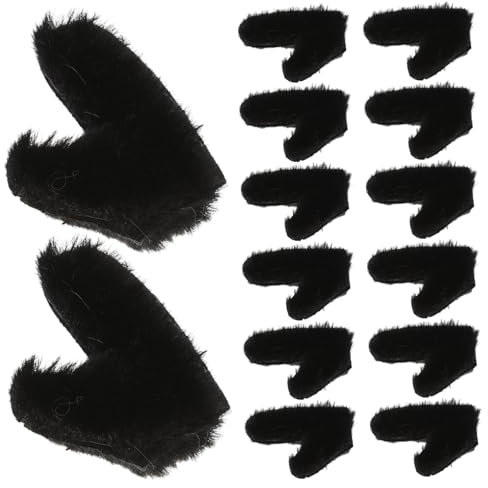 COHEALI 50 Stück Kleines Geweih Mini-geweih Zum Basteln Rentier-geweih-Stirnband DIY Haarschmuck-set Rentierhörner Hirschgeweih Zum Basteln Tiara Dekorationen Stoff Dreidimensional Damen