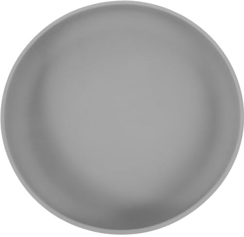 Alipis Spill-Proof Scoop Plate with Suction Base Adaptive Tableware Utensils Adaptive Bowl Self-Feeding Dinnerware for Disabled Handicapped Elderly Adults Grey