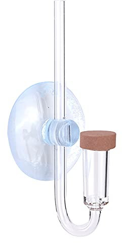 Acryl Aquarium Kohlendioxid Transparent Blasenzähler Refiner Aquarium Wasserpflanzen CO2 Zerstäuber Diffusor Der Hauptkörper besteht aus importiertem, fein verarbeitetem (S)