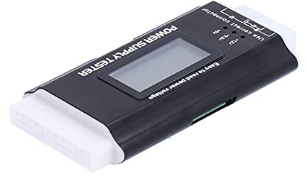 Power Tester, Battery-Free Aluminum Alloy Lightweight Laptop PC Power Tester for ITX Power for ATX Power Test for BTX Power,coaxial cable transmission equipment