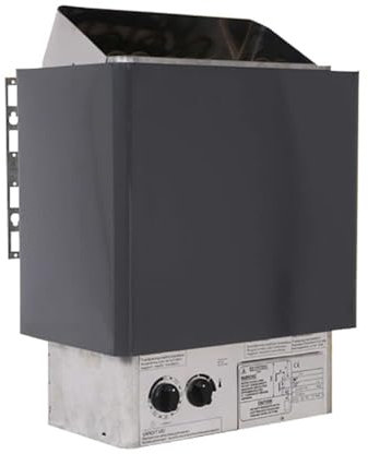ZYJIX Chauffage De Sauna électrique 3-6 KW 220 V Poêle De Sauna à Vapeur Sèche avec Contrôleur Interne Et Minuterie pour La Maison, L'hôtel, La Salle De Sauna, Le Spa, La Salle De Bain(Color:6kw)