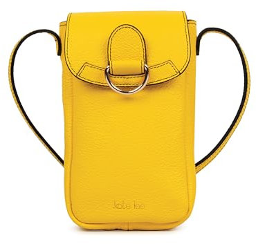 Kate Lee Damen Sac en Cuir Pochette Téléphone Zelie Jaune Tasche, gelb