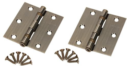 KOTARBAU® Universal-Scharnier 2Stk. 75x75mm Patina Dekorativ Gerollt