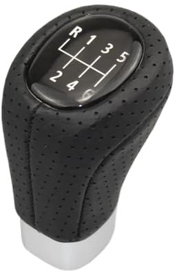 5/6 Geschwindigkeit Auto Schaltknauf Kopf Leder Stick Shifter Hebel Handball Für BMW M Sport Für BMW 1' 3' E81 E82 E90 E91 E92(6 Speed)