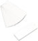 LERANXIN Lesezeichen Papier 60 Blatt Blanko, Kreative DIY Lesezeichen, 14×5 cm, Weiß, Abgerundete Ecken mit Loch für Bastelarbeiten, Aquarelle & Skizzen