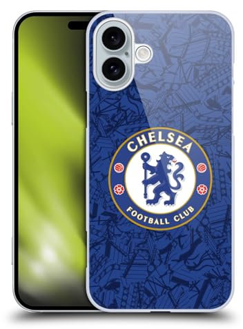 Head Case Designs Offiziell Zugelassen Chelsea Football Club Home 2020/21 Kit Harte Rueckseiten Handyhülle Hülle Huelle kompatibel mit Apple Apple iPhone 16 Plus
