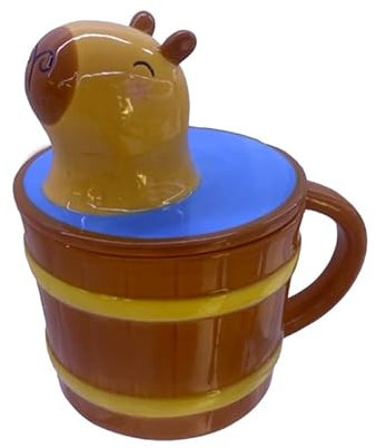 Capybara Ceramic Lidded Mug