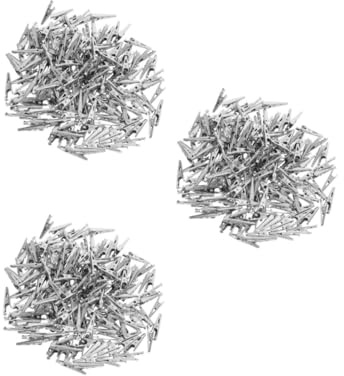 PRETYZOOM 600 Pezzi Morsetti in Ferro per Test Elettrici Clip Molla Resistenti per Laboratorio Attrezzi Elettrici e Progetti Te Pinze Jumper Clip Versatili per Fili e