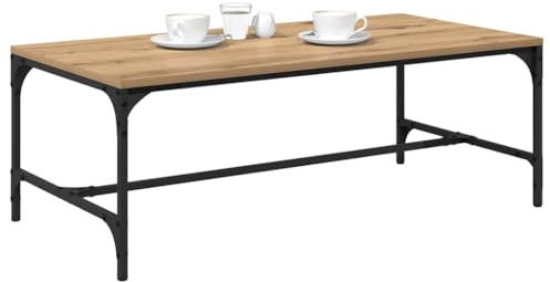 vidaXL Couchtisch Artisan-Eiche 100 x 50 x 35 cm Holzwerkstoff