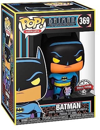Funko POP! Heroes: DC - Batman - (Black Light) - DC Comics - Collectable Vinyl Figure - Gift Idea - Official Merchandise - Toys for Kids & Adults - Comic Books Fans - Model Figure for Collectors