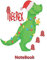 Tree Rex Notebook: Christmas daily journal family dinosaur Gift