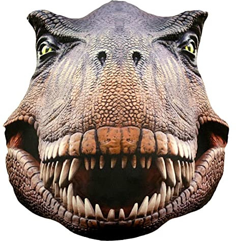 Splat Planet Dinosaurier T-Rex Spielzeugkissen – 3D-Design, einzigartiges Kissen, weich gefüllt, bequemes Kissen, Spielzeug für Schlafzimmer, Spielzimmer und Wohnzimmer, Kissen mit Tiermotiven