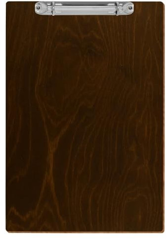 Bütic Porte-bloc en bois à anneaux pour A3 A4 A5 format A4 haut et paysage Couleur : chêne foncé