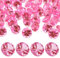 LYHLYA Edelsteine für Kinder, Rosa Acryl Diamanten 25 mm Deko Diamanten acryl Edelsteine Gefälschte Edelsteine für Vasenfüller, Hochzeit Vasen Tischdeko,Partydekorationen