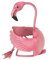 Cyrank Wine Bottle Holder, Flamingo Wine Holder Cute Animal Metal Sculpture Flamingo Wine Rack Iron Wine Holder Table Decoration Ornament for Bar Counter Restaurant