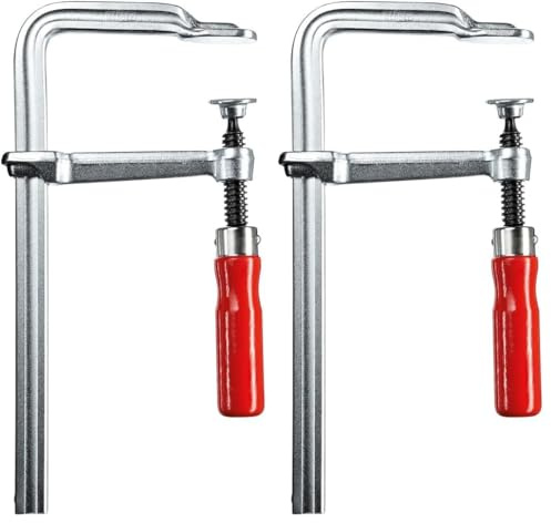 Bessey GS30 Classix GS All-Steel Screw Clamp, Red/Black, 300/140 mm (Pack of 2)