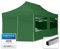 TOOLPORT Faltpavillon Faltzelt Pavillon 3x6m - 4 Seitenteile Aluminium 32mm Partyzelt 700N grün