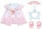 Baby Annabell 705537 Sweet Dreams Nachthemd - Kleidung für 43-cm-Puppen - Für Kinder ab 3 Jahren - Einfach für kleine Hände - Beinhaltet Nachtkleid, Hausschuhe, Schlafmaske und Kleiderbügel