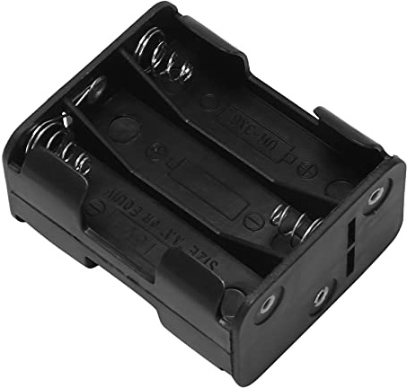 Pyatofyy Double Side Spring 6 x 1.5 V AA Battery Holder Case Box Black