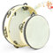RECHCIGA 2 Stück Holz Handtrommeln Tambourin Kinder Tambourine 6 Zoll und 8 Zoll Handheld Tamburin Holz Tamburine mit Glöckchen Hölzerne Einreihige Handtrommel für Tanz Party Spiele Gesangsbegleitung