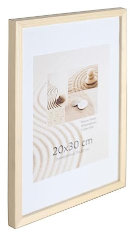 Holz Bilderrahmen Plexi Foto Rahmen Collage Wanddeko Poster S111: Farbe: Natur | Format: 40x50