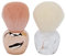 Nail Dust Cleaner Brush, 2pcs Nail Dust Cleaner Brush, Exquisite Nail Art Dust Brush with Round Handle, Soft Hair Nail Dust Powder Remover for Home