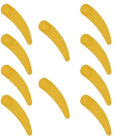 Mini Disposable Makeup Spatulas, 10 PCS Curved Cosmetic Spatula Scoop, Mini Makeup Spatula, Plastic Spatulas Scoops Tip Spatulas, for Facial Cream, DIY