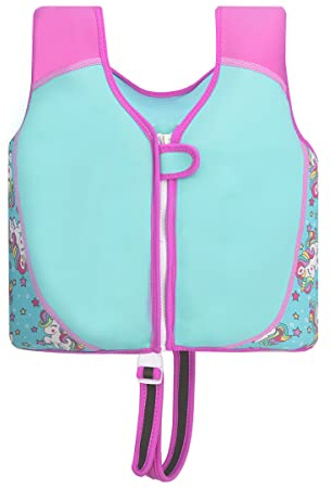 Swim Vest for Kids 2-6 Years, Premium Neoprene Toddler Swim Jacket Swimming Vest Float Vest for Boys Girls, Original Children Swim Vest for Watersport