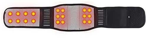 Turmaline Selbsthitzung Rückenbandage Für Damen Und Herren Hüft- Und Rücken-Schmerzen Taille Und Bauchfieber Magnettherapie Rückenstützgürtel Für Die Lendenwirbelsäule ( Color : Black , Size : XL/X-La