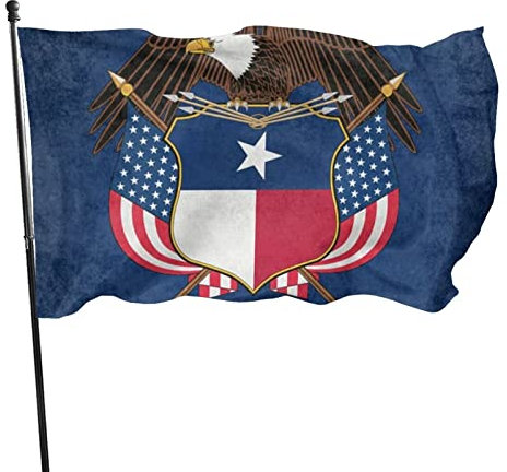 Flaggen 90X150cm Texas-Flagge Garten Flagge Wetterfeste Fahne Mit Metall-Ösen Haus Hof Flagge Für Draußen Garten Bar