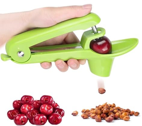 Cherry Pitter Cherry Pip Remover Cherry Stoner Remover with Stainless Steel Rod Olive Pitter Good Grips Handle Cherry Stone Remover, Grapes Cherries Cranberry Tool