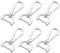 WKRTDY Portachiavi con gancio per borse: 6 pcs chiusura girevole in metallo, fermagli con artiglio di aragosta lega moschettoni girevoli, come accessori fai da te per borse, tracolle in pelle, argento