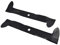 perfektGarten 2 lames de tracteur à gazon de 46 cm compatibles avec 532 18 63-85/5321863-85 +532 18 63-86/5321863-86