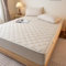 Calefee Spannbettlaken 180x200 Hoher Steg 30cm, Betttuch ohne Kissenbezug Polyester Winter Warm Einfarbig Beige