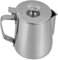 MOLUCKFU Edelstahl 350ml Tasse Mit Deckel Kaffee Aufschäumer Lagerung Container Einfache Design Robust